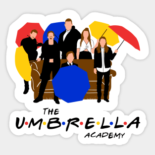 The Umbrella Friends Sticker